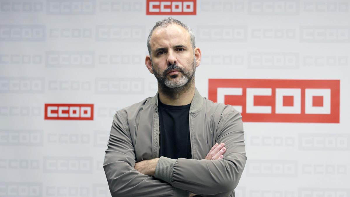 Carlos Gutiérrez, secretario confederal de Estudios y Discurso de CCOO.