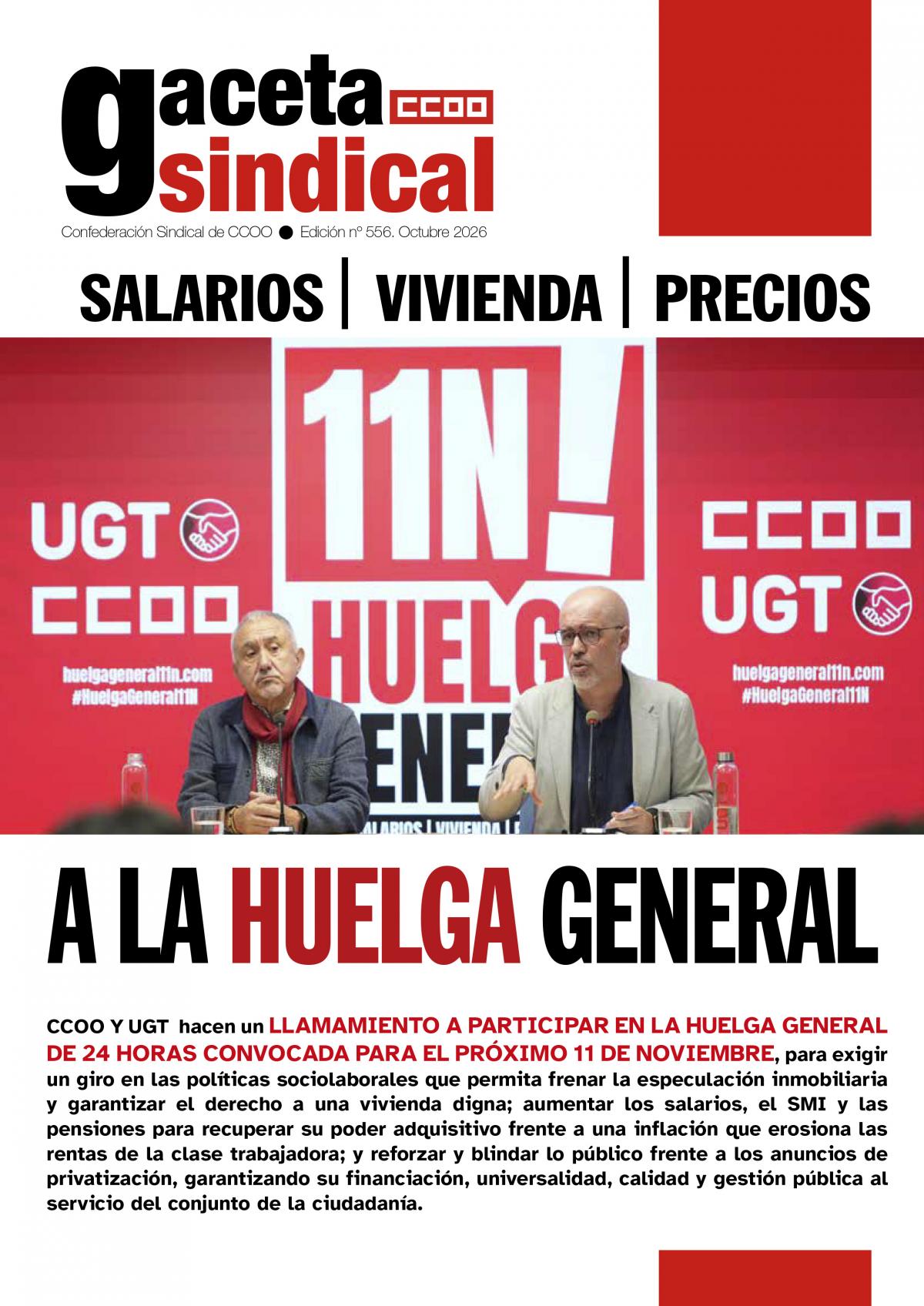 Gaceta Sindical nº 556